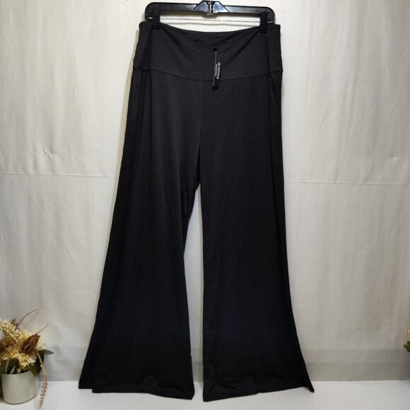 Arolina Wide Leg Palazzo Pant XXL Hi-Rise Lounge Flare Stretch Wrinkle Resistant - Picture 1 of 8
